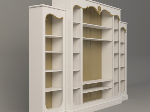 TV Shelf 001 Modelo 3D