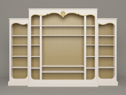 TV Shelf 001 Modelo 3D