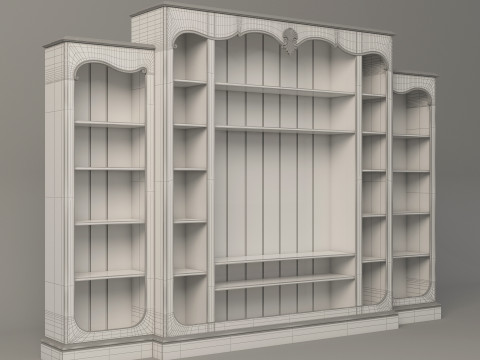 TV Shelf 001 Modelo 3D