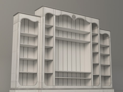 TV Shelf 001 Modelo 3D
