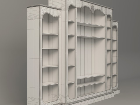 TV Shelf 001 Modelo 3D