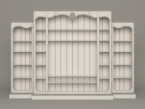 TV Shelf 001 Modelo 3D