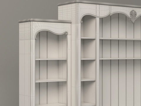 TV Shelf 001 Modelo 3D