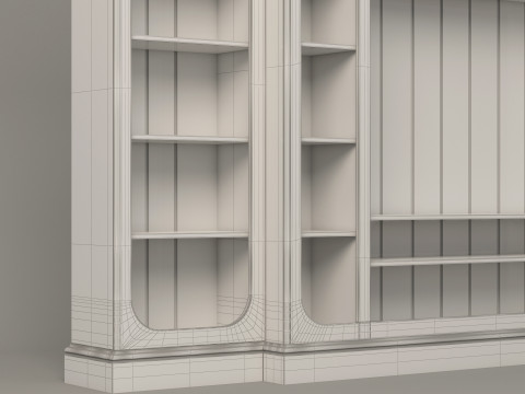 TV Shelf 001 Modelo 3D