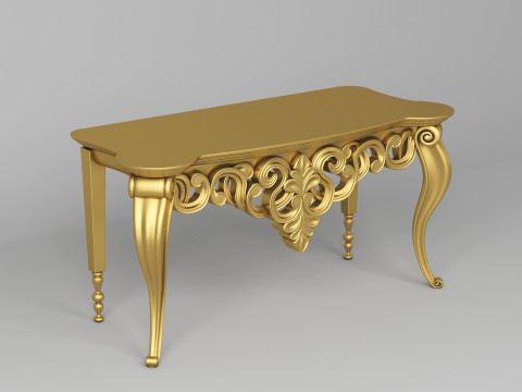 Classic Console Table 001 3Dモデル