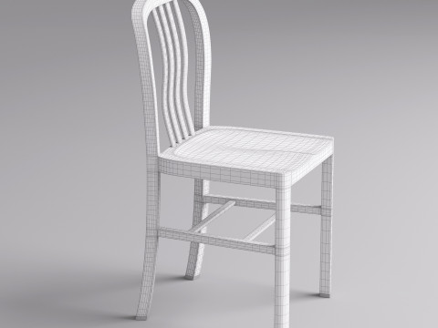 Kitchen Chair 001 Model 3D