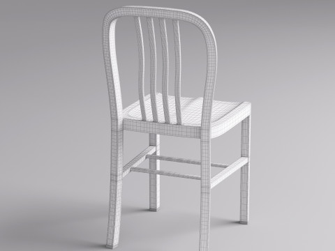 Kitchen Chair 001 Model 3D