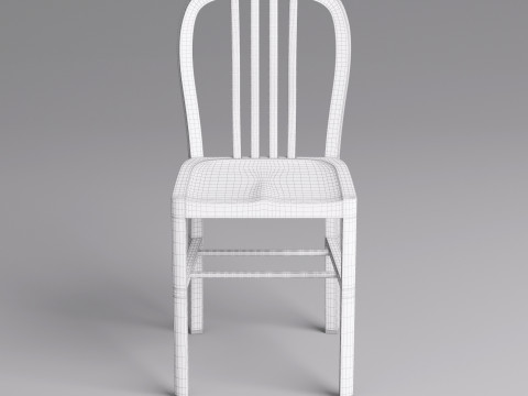 Kitchen Chair 001 Model 3D