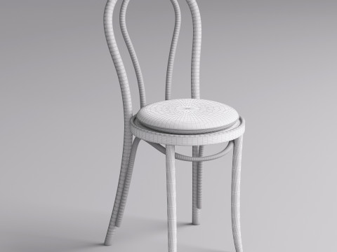 Kitchen Chair 004 3D Model