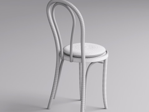 Kitchen Chair 004 3D Model