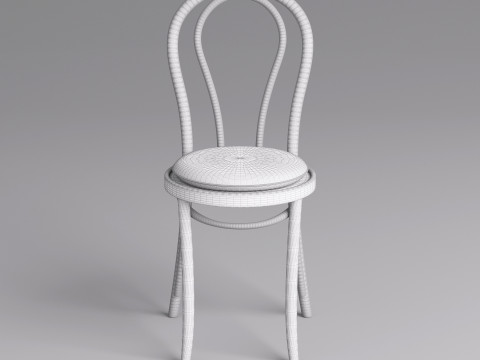 Kitchen Chair 004 3D Model