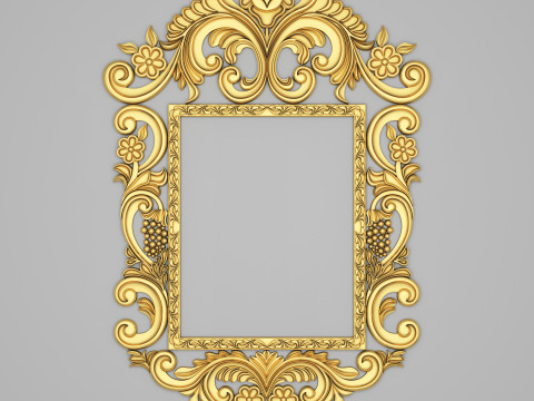 Collection Of 10 Classic Frame Mirrors Part 1 3Dモデル