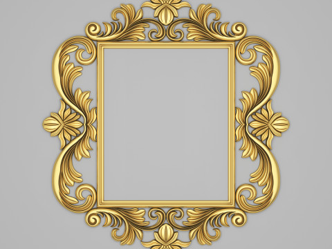 Collection Of 10 Classic Frame Mirrors Part 1 3Dモデル