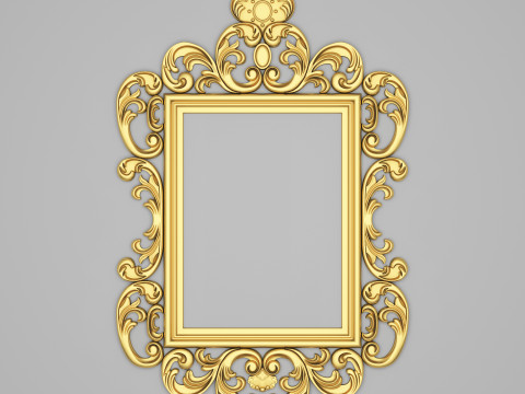 Collection Of 10 Classic Frame Mirrors Part 1 3Dモデル