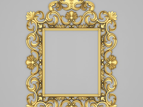 Collection Of 10 Classic Frame Mirrors Part 1 3Dモデル