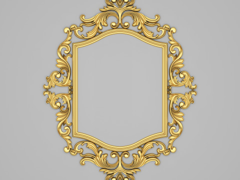 Collection Of 10 Classic Frame Mirrors Part 1 3Dモデル