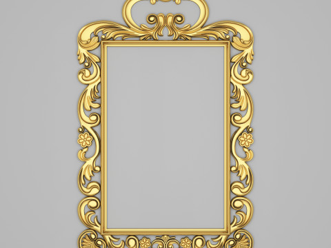 Collection Of 10 Classic Frame Mirrors Part 1 3Dモデル