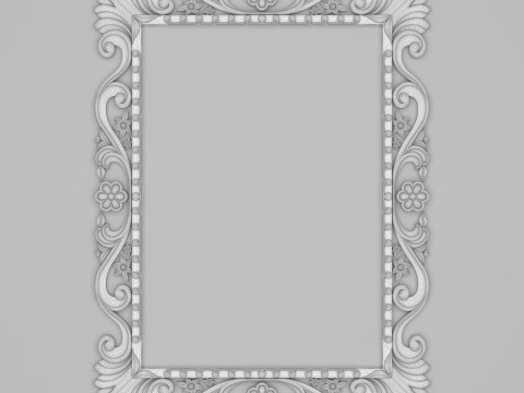 Collection Of 10 Classic Frame Mirrors Part 1 3Dモデル