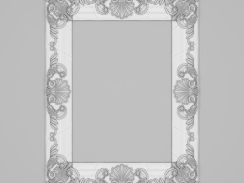 Collection Of 10 Classic Frame Mirrors Part 1 3Dモデル