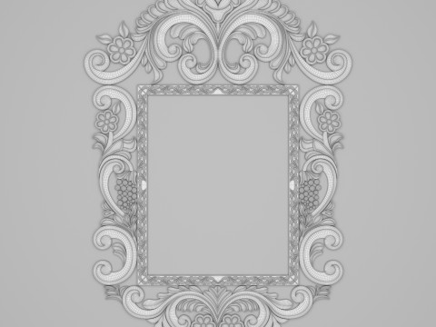 Collection Of 10 Classic Frame Mirrors Part 1 3Dモデル