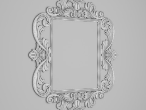 Collection Of 10 Classic Frame Mirrors Part 1 3Dモデル