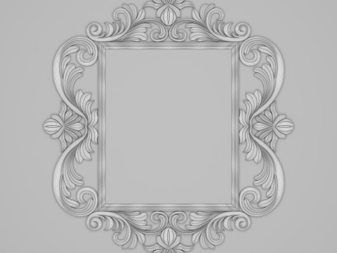 Collection Of 10 Classic Frame Mirrors Part 1 3Dモデル