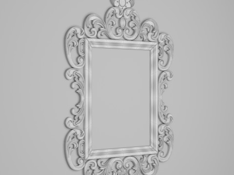 Collection Of 10 Classic Frame Mirrors Part 1 3Dモデル