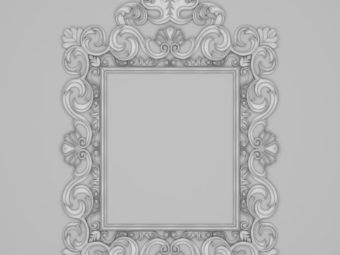 Collection Of 10 Classic Frame Mirrors Part 1 3Dモデル