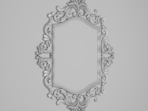 Collection Of 10 Classic Frame Mirrors Part 1 3Dモデル