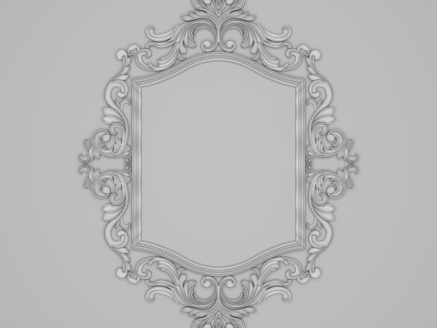 Collection Of 10 Classic Frame Mirrors Part 1 3Dモデル