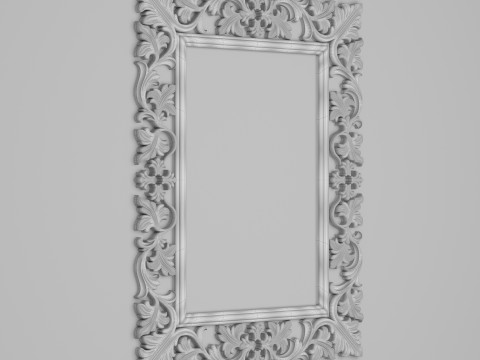 Collection Of 10 Classic Frame Mirrors Part 1 3Dモデル