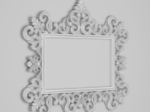 Collection Of 10 Classic Frame Mirrors Part 1 3Dモデル