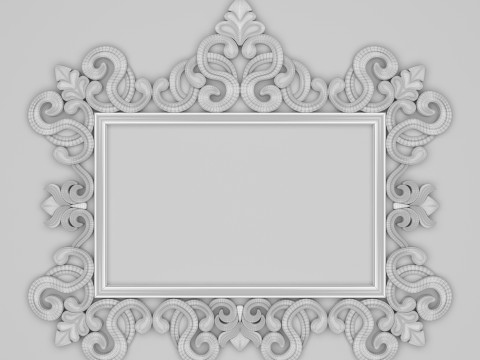 Collection Of 10 Classic Frame Mirrors Part 1 3Dモデル