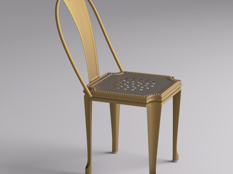 Kitchen Chair 006 3D Model