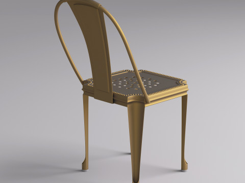 Kitchen Chair 006 3D Model