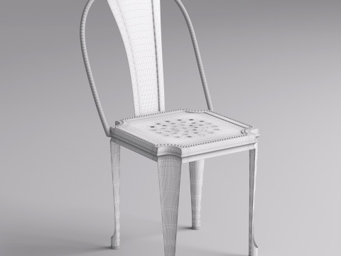 Kitchen Chair 006 3D Model