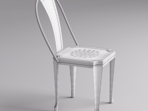 Kitchen Chair 006 3D Model