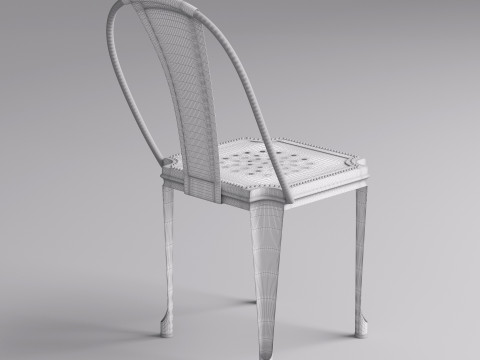 Kitchen Chair 006 3D Model