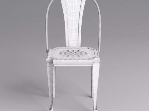 Kitchen Chair 006 3D Model