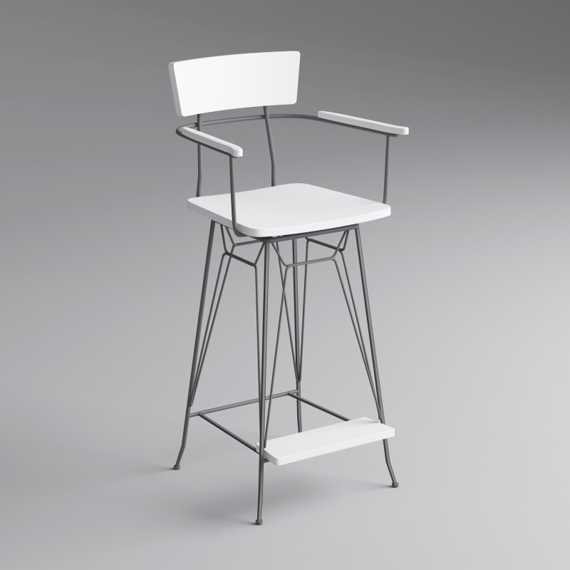 Bar Chair 001 Modelo 3D .c4d .max .obj .3ds .fbx .stl .blend 