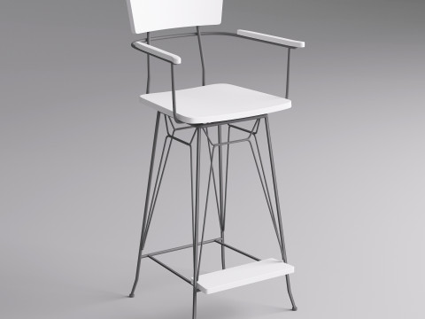 Bar Chair 001 3D Модель