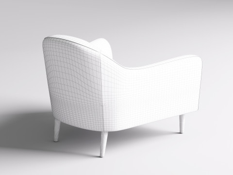 Fabric Berjer 001 3D Модель