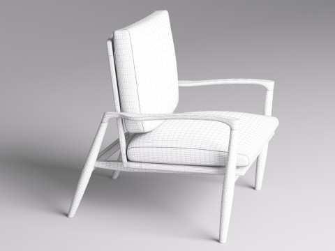 Fabric Berjer 002 Model 3D