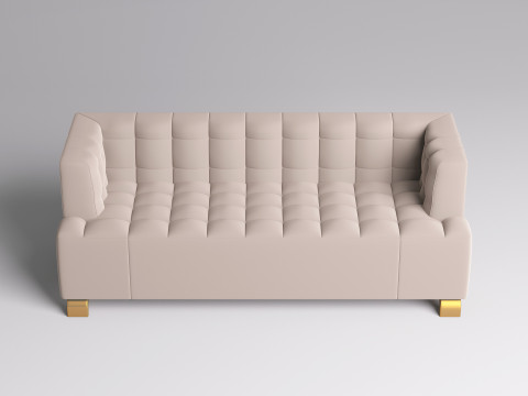Fabric Sofa 002 3D Model