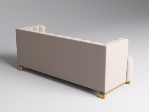 Fabric Sofa 002 3D Model