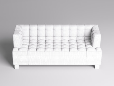 Fabric Sofa 002 3D Model