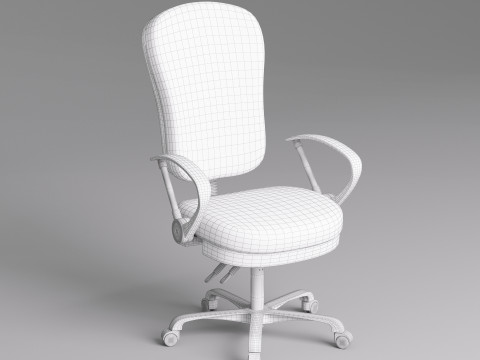Office Manager Chair 002 3D Модель