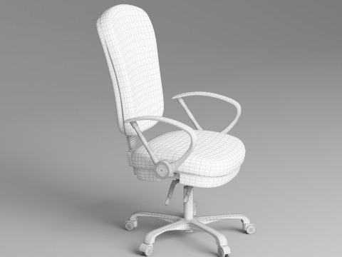 Office Manager Chair 002 3D Модель
