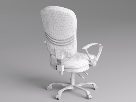 Office Manager Chair 002 3D Модель