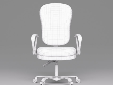 Office Manager Chair 002 3D Модель